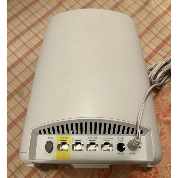 Netgear Orbi RBR40 Satellite Home Mesh WiFi Tri-Band Blue Top Cord Tested Works! - Picture 2 of 4